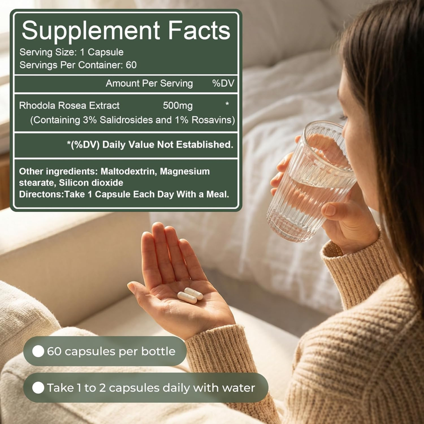 Zyllo™ Rhodiola Rosea Capsules