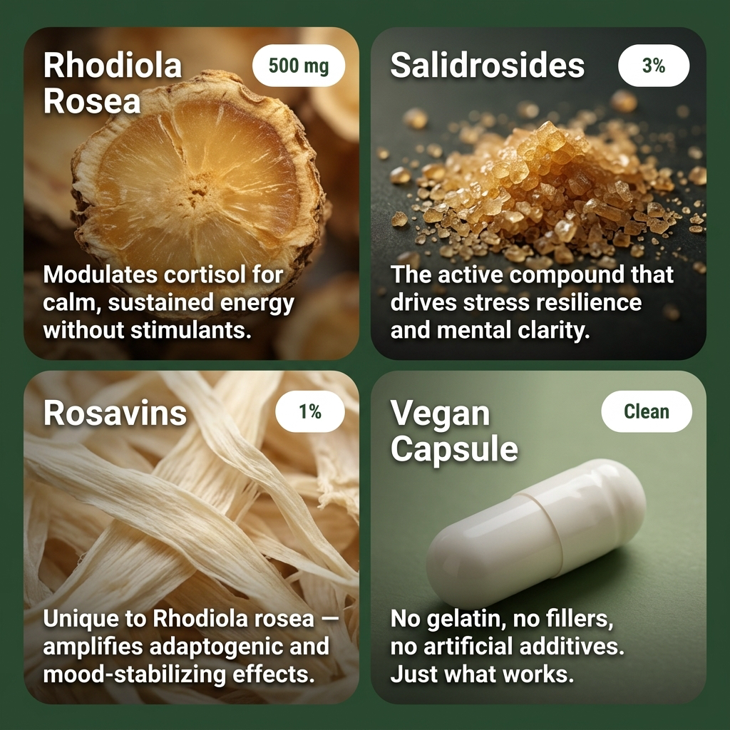 Zyllo™ Rhodiola Rosea Capsules